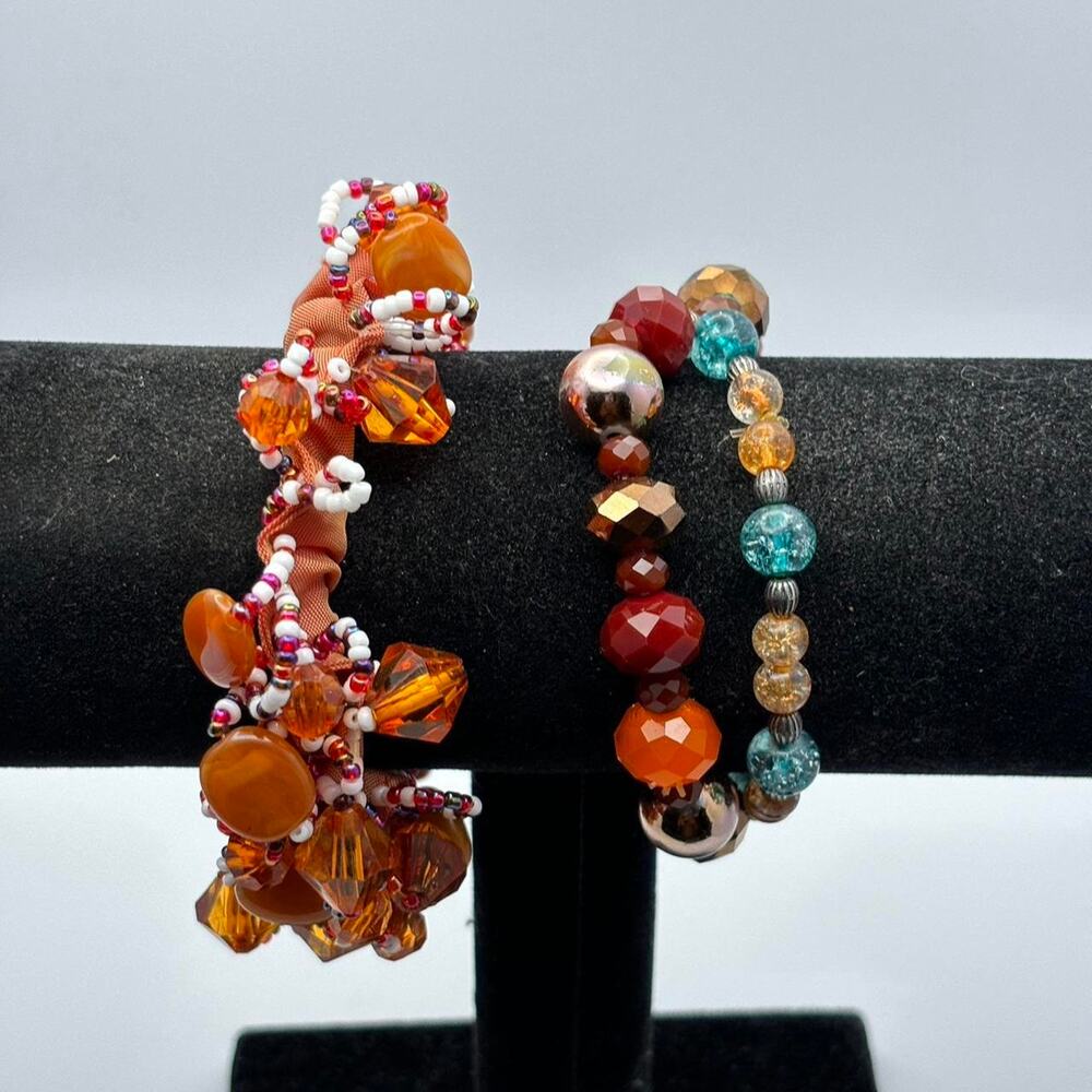 Coral bracelet set